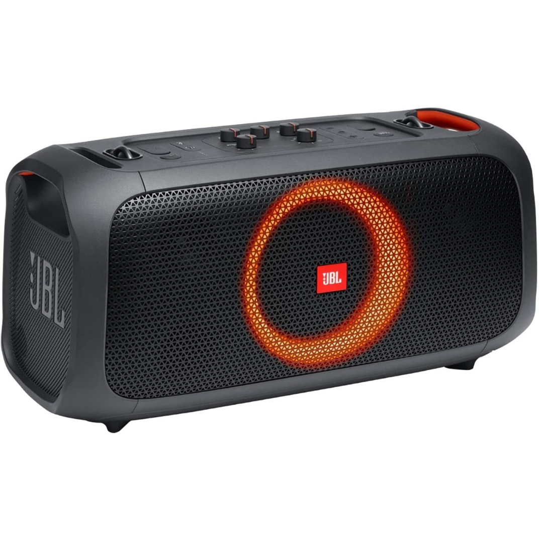 JBL PARTYBOX ON-THE-GO PORTABLE PARTY SPEAKER WITH BUILT-IN LIGHTS AND WIRELESS MIC2