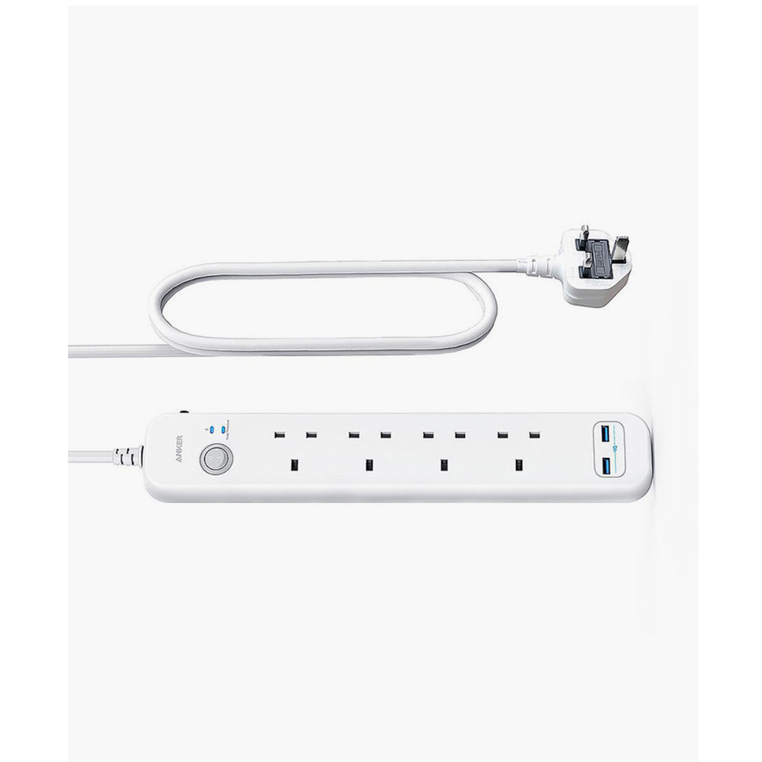Anker PowerExtend 6-IN-1 USB-C PowerStrip White – A9136K212