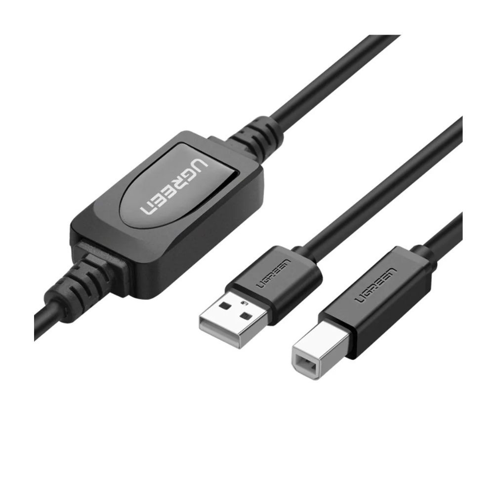 UGREEN US122 USB 2.0 A Male to B Male  Printer Cable 15m-10362