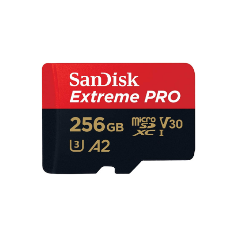 SanDisk Extreme Pro Micro SDXC UHS-I U3 A2 V30 Memory Card (256GB)3