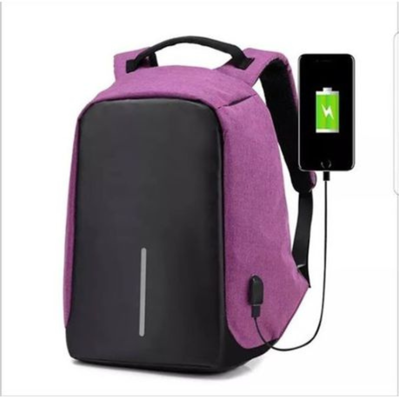 Securepack™ Best Anti-Theft USB Charging Travel Backpack Purple2