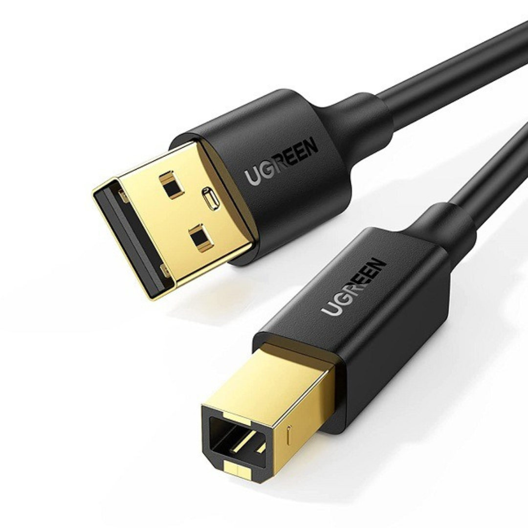  UGREEN USB 2.0 AM to BM Print Cable 2m (Black) – UG-208472