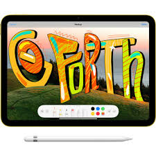 Apple ipad 10th gen, A14 Bionic Chip, 4GB RAM, 64GB, 10.9”, Wifi + Cellular, Silver, Touch ID - MQ6J3LL/A2