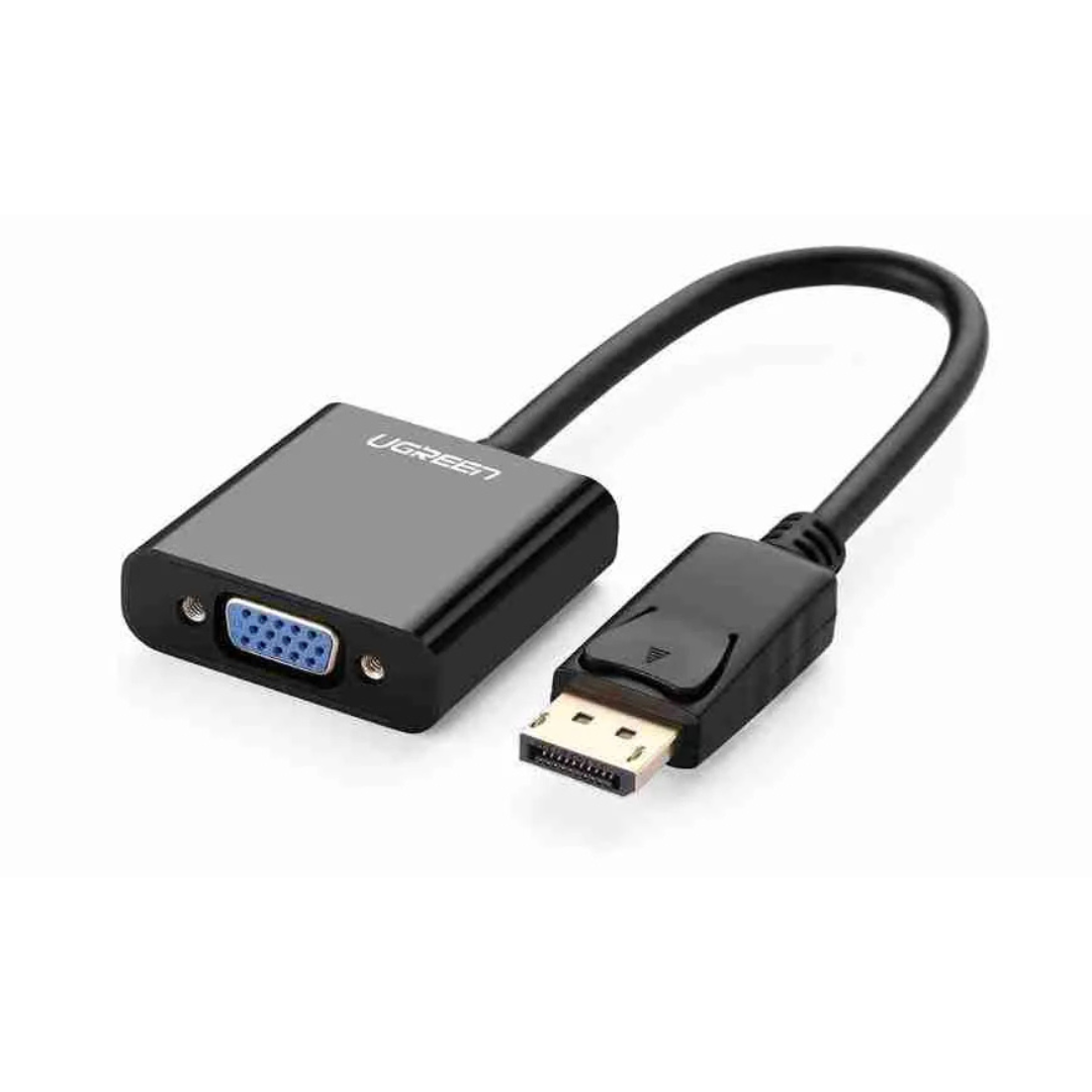 UGREEN DisplayPort Male to VGA Female Converter (Black) - DP109 (UG-20415)0