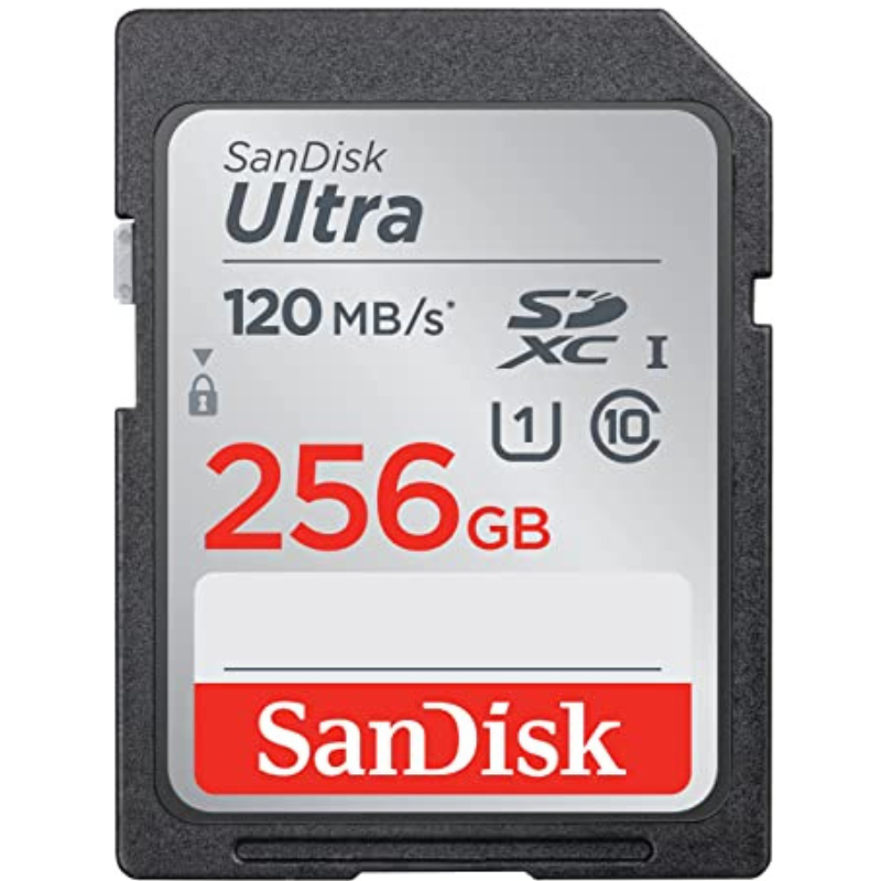 SanDisk 256GB Ultra SDXC UHS-I Memory Card (SDSDUN4-256G-GN6IN)0