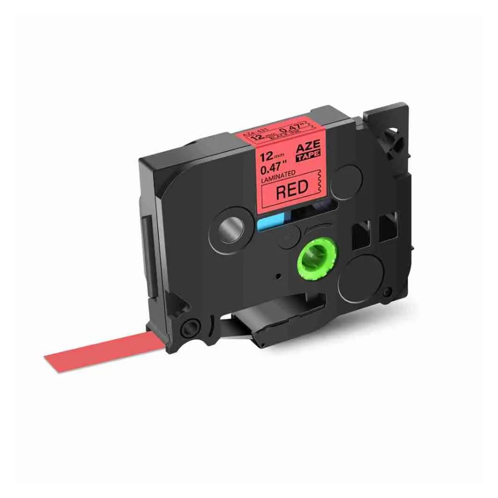 Brother 18mm × 8m Black on Red Laminated Label Tape TZ2-441