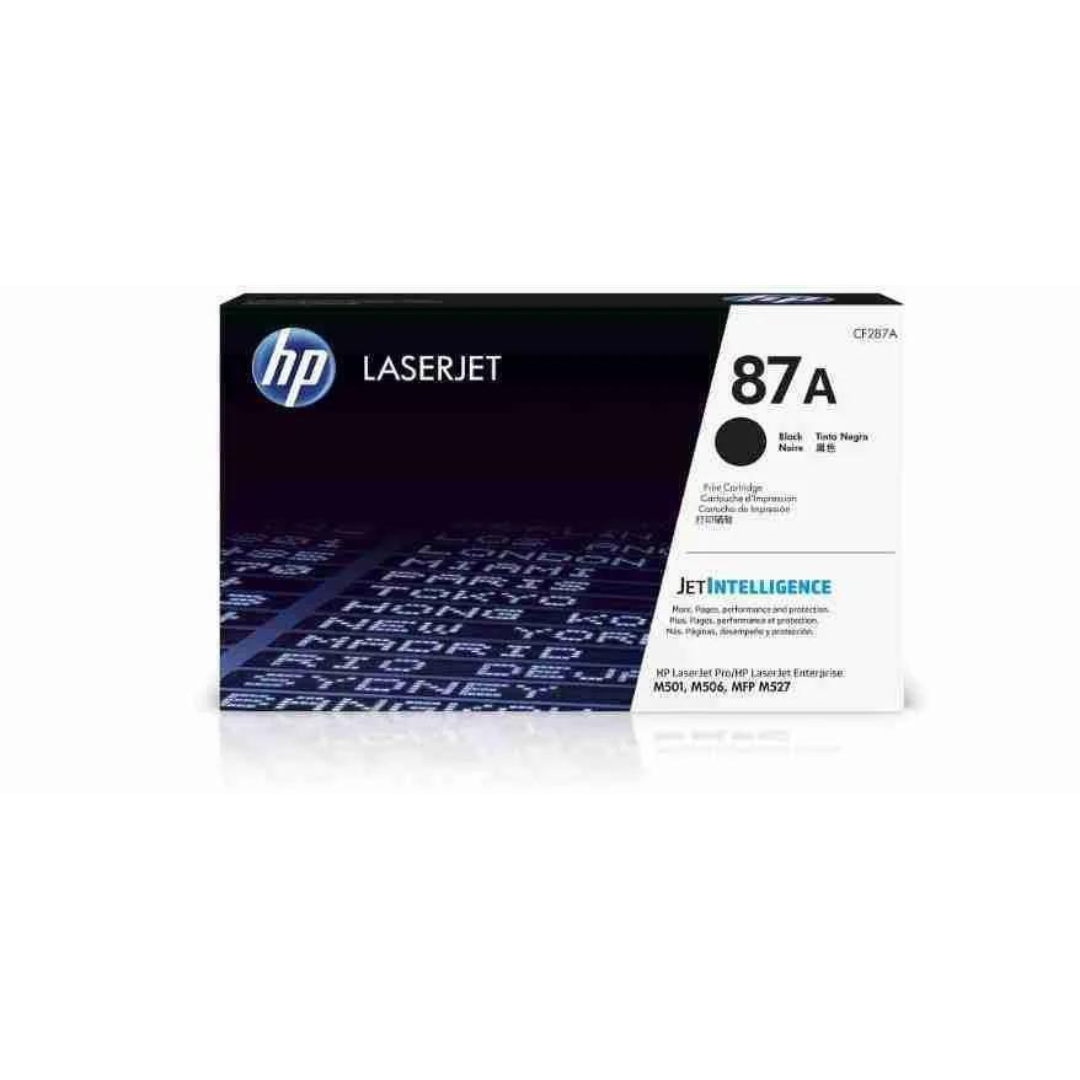 HP 87A Black Original LaserJet Toner Cartridge- CF287A0