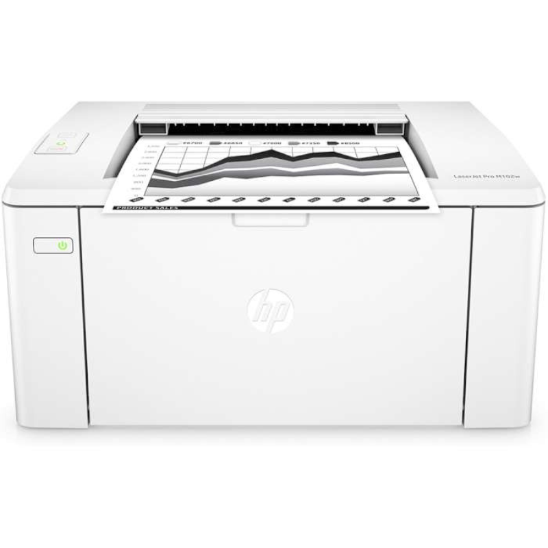 HP LaserJet Pro M102w Monochrome WiFi Laser Printer White2