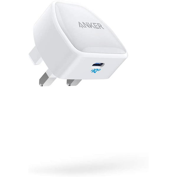 Anker Nano USB C Plug, 20W PIQ 3.0 Durable Compact Fast Charger, PowerPort III USB-C Charger - A2633