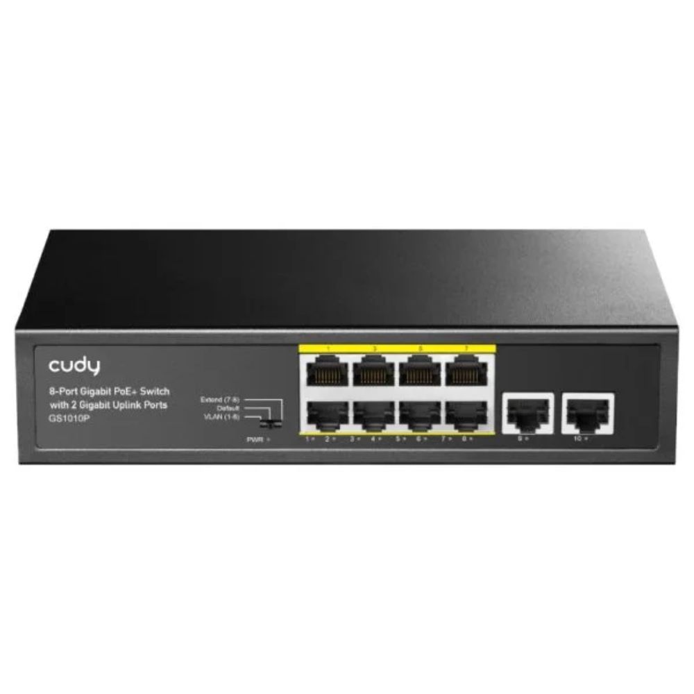 CUDY 8-PORT GIGABIT PoE(120watts) + Switch 