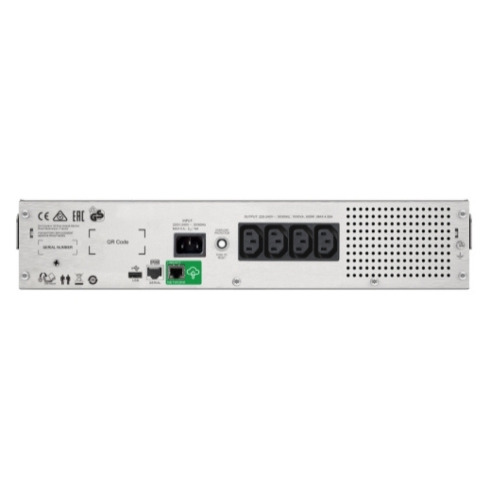 APC Smart-UPS C 1000VA LCD 2U Rackmount 230V-SMC1000I-2UC3