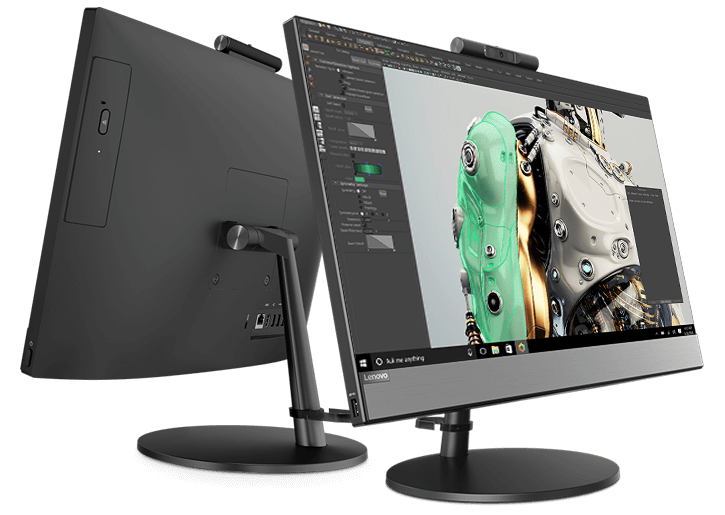 Lenovo V530 All-in-One Desktop Computer - Core i7-8700T, 8GB DDR4 1TB 5400RPM, 21 inches
