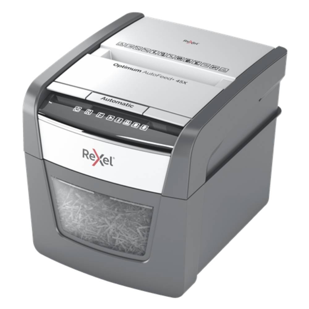 Rexel Optimum AutoFeed 45X UK Automatic Cross Cut Shredder0