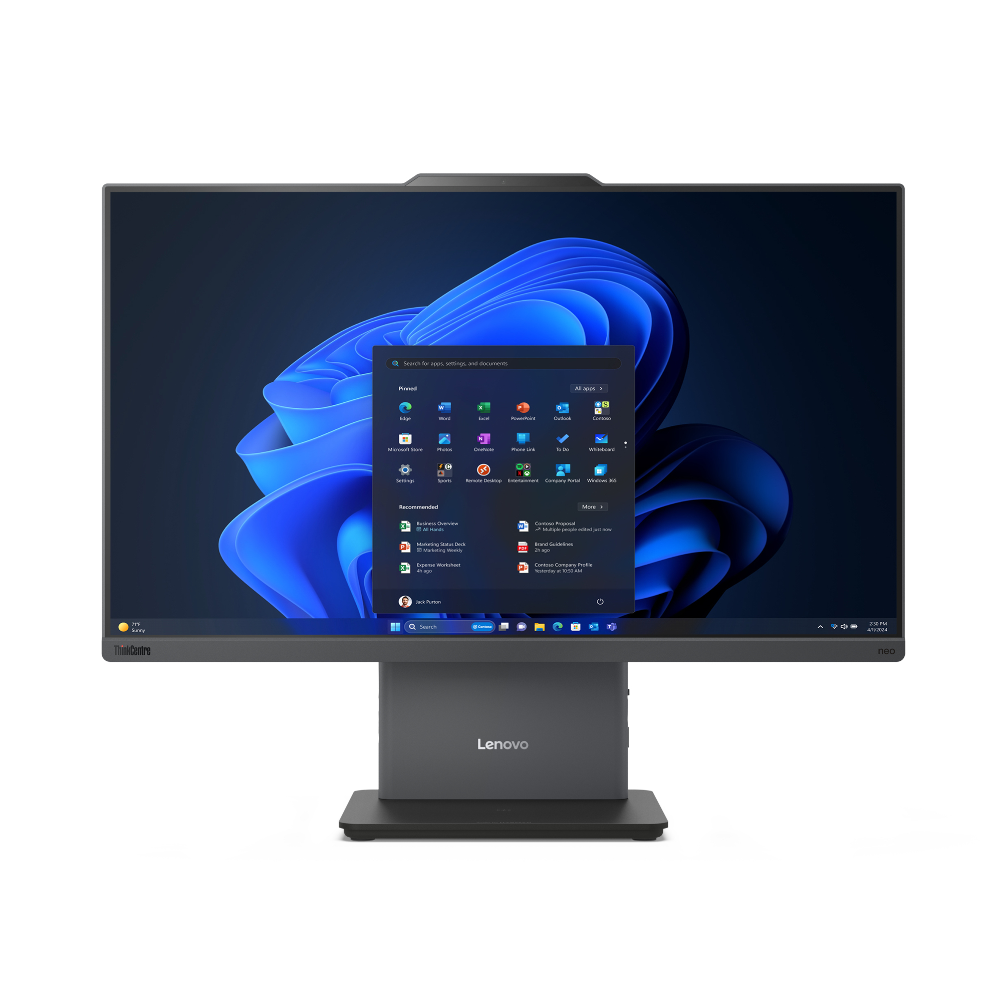 Lenovo ThinkCentre neo 50a 24 Gen 5, Intel Core i5 13420H, 8GB DDR5 5200, 512GB SSD – 12SC000TUM0