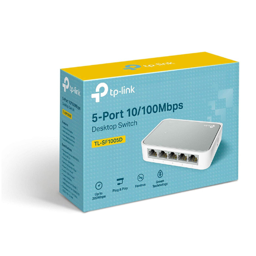 TP-Link TL-SF1005D 5-Port 10/100Mbps Desktop Switch2