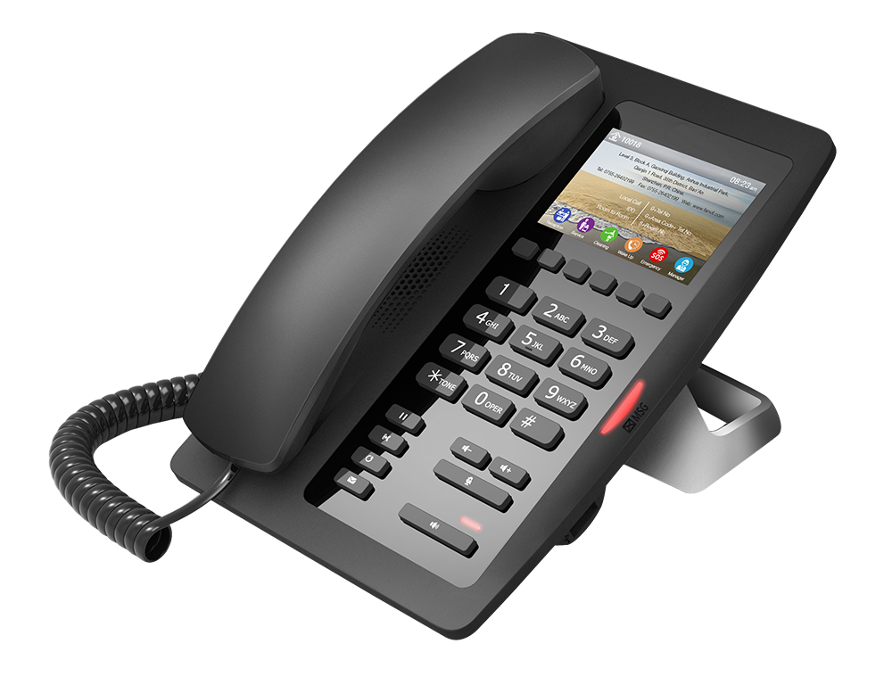 Fanvil H5 Hotel IP Phone – Elegant VoIP with LCD Display2