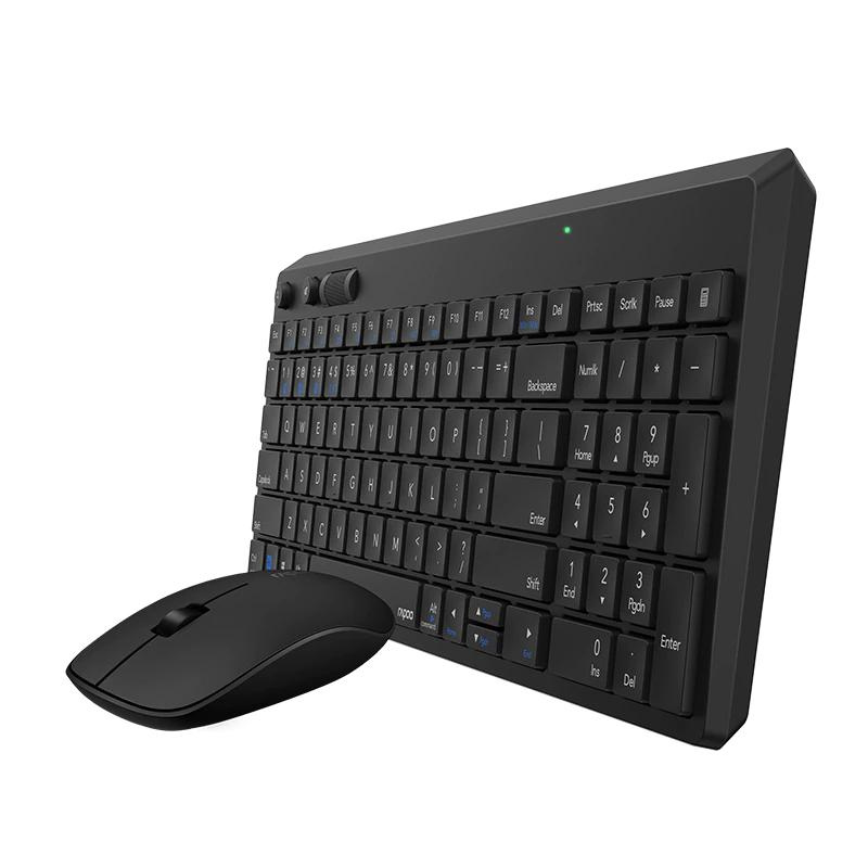 Rapoo 8050T keyboard and mouse set Wireless and Bluetooth4