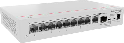 S110-8P2ST 8-Port PoE+ SMB Gigabit Switch with 2 SFP0