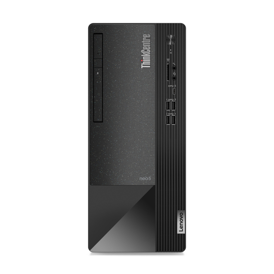 Lenovo ThinkCentre Neo 50T Intel® Core™ i3-12100 4 GB DDR4-SDRAM 1 TB HDD Tower PC, 18.5