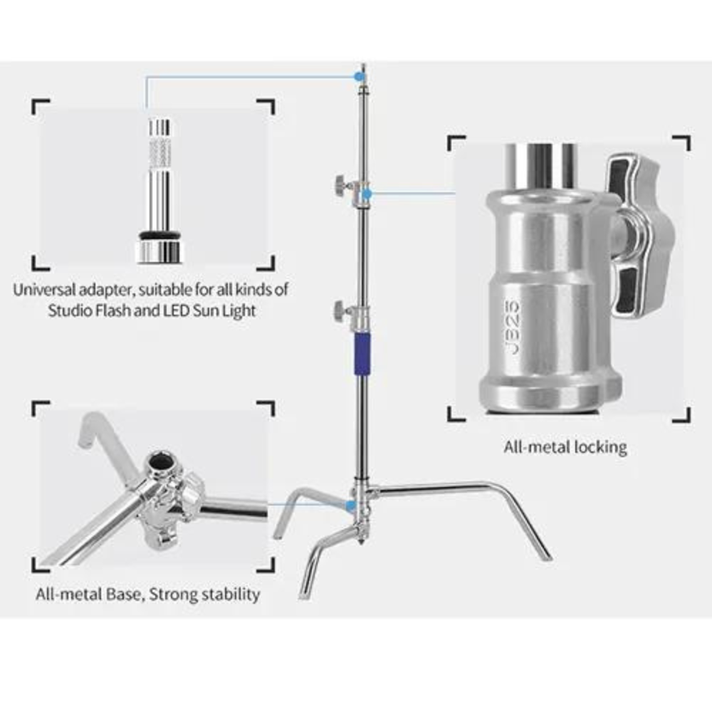 Jinbei CK-90 Century Steel Stand C-Stand Light4