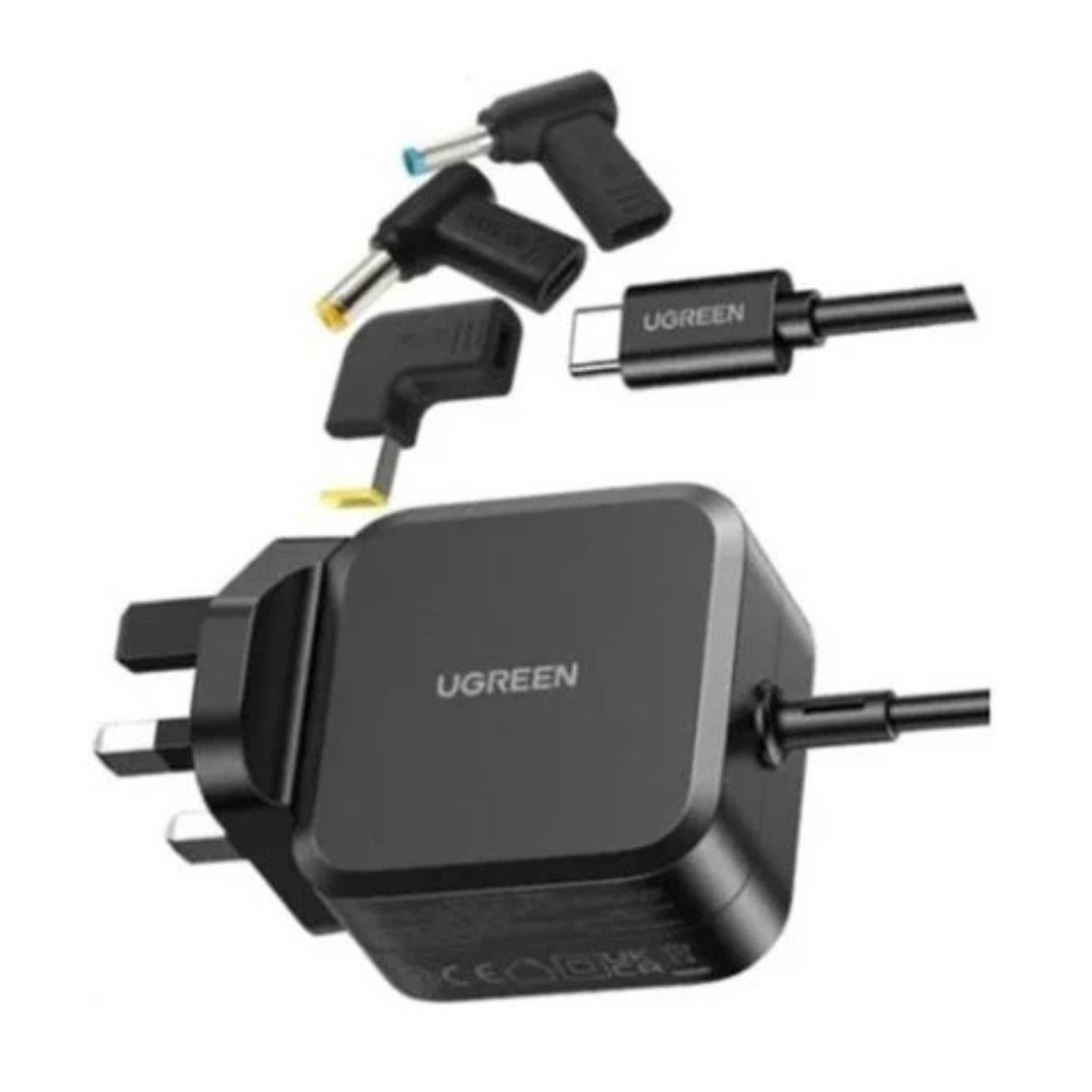 UGREEN USB-C 67W PD GaN Tech Power Adapter UK+3 DC Connectors X377-UG-35063