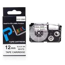 Byz-12we Compatible Catrdige Casio Label Tape2