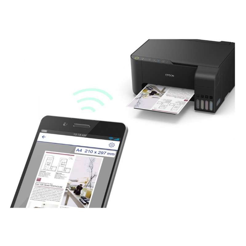 Epson EcoTank L3150 Wi-Fi All-in-One Ink Tank Printer (Black)2