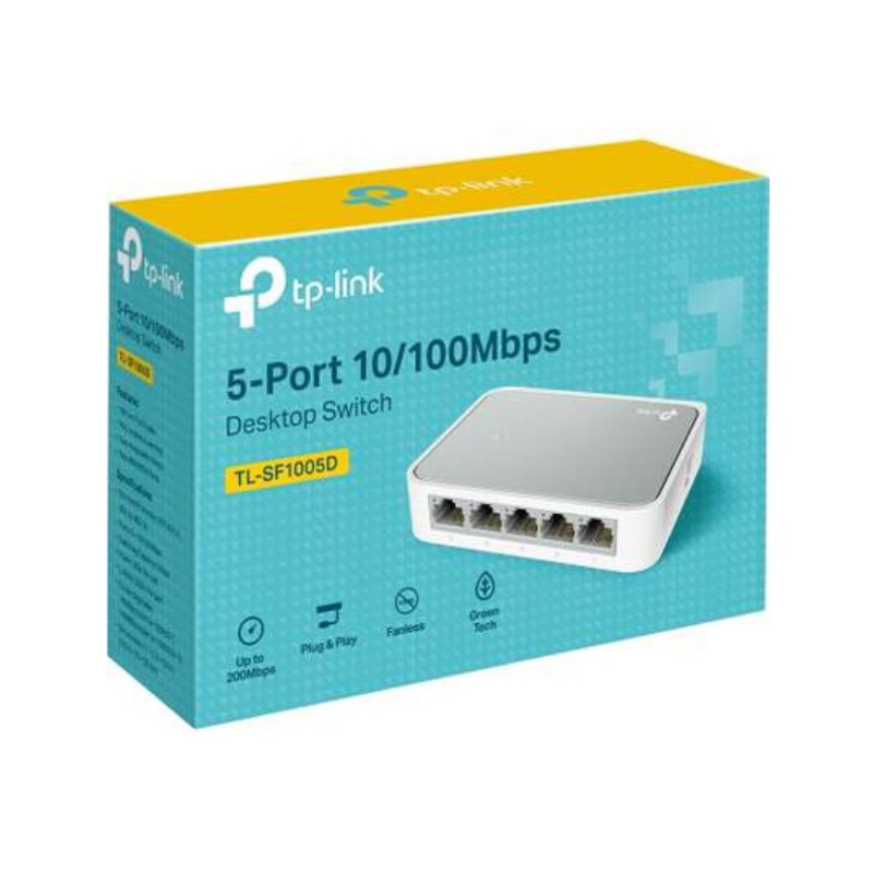 TP-Link TL-SF1005D 5-Port 10/100Mbps Desktop Switch3