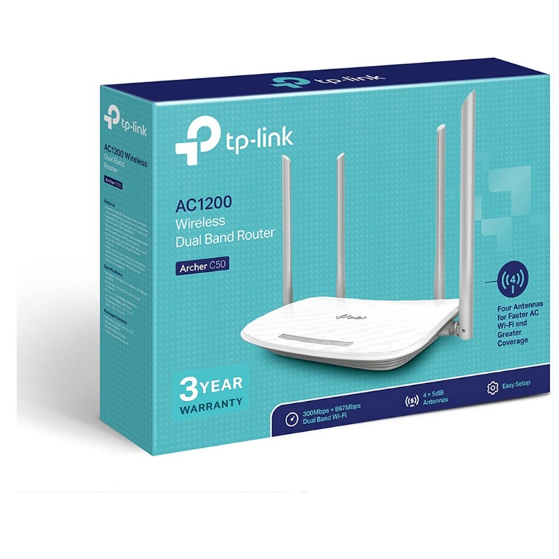 TP-Link Archer C50 AC1200 Wireless Dual Band Router 3