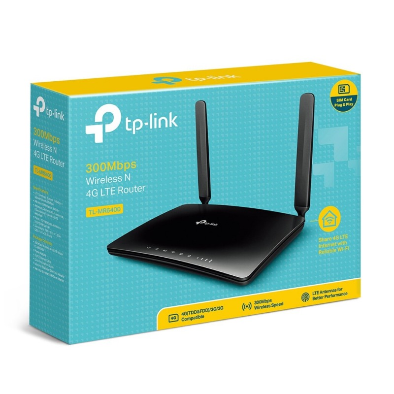 TP-Link 300Mbps Wireless N 4G LTE Router – TL-MR64003