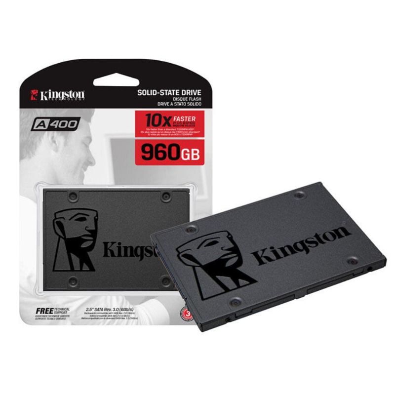 Kingston A400 Solid State Drive - 960 GB - SATA 6Gb/S2