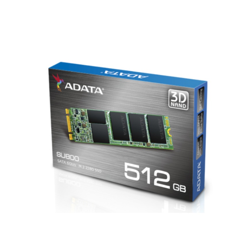 ADATA SU800 512GB M.2 2280 SATA 3D NAND Internal SSD (ASU800NS38-512GT-C)3