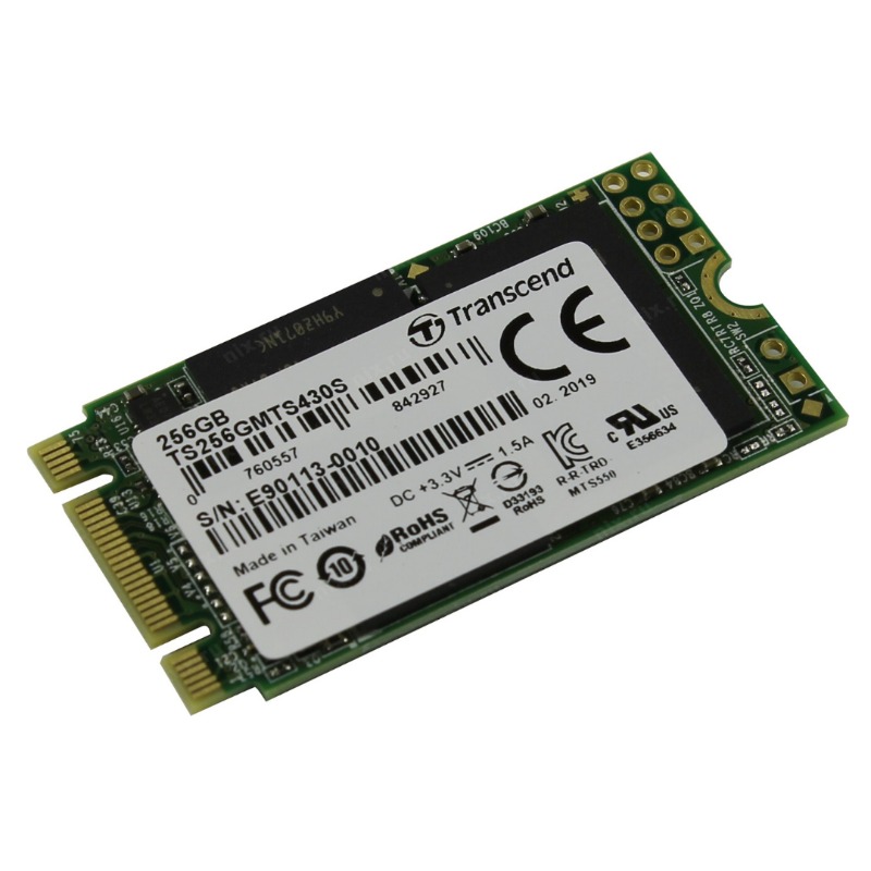 Transcend 430S 256GB M.2 2242 SATA Solid State Drive (TS256GMTS430S)2