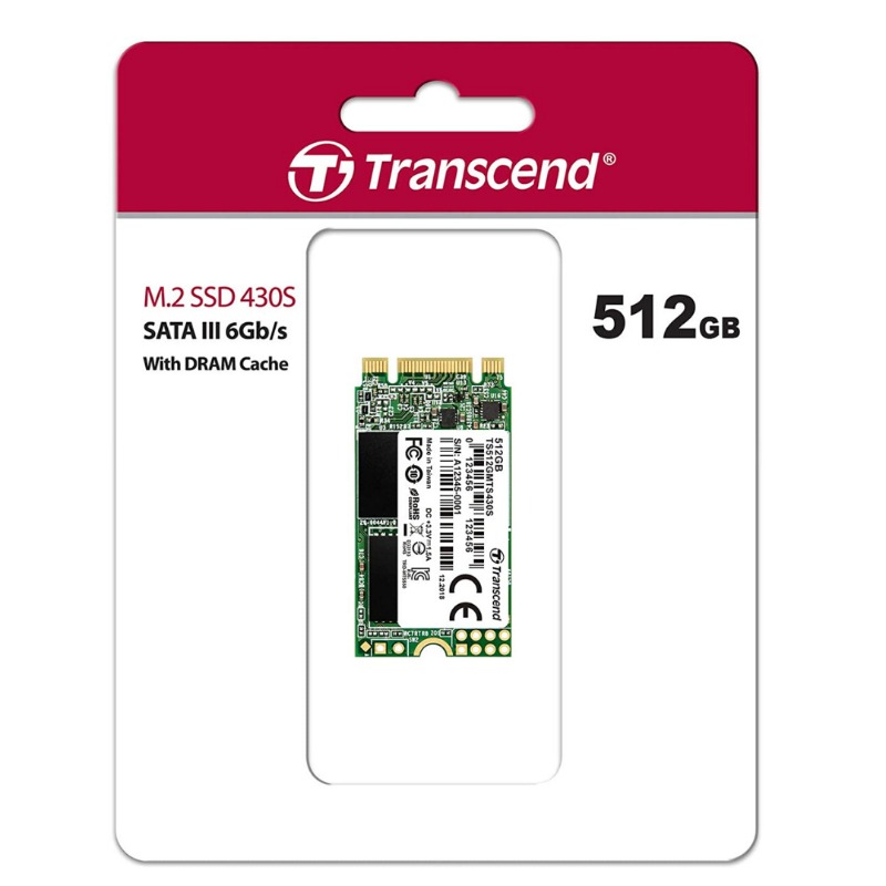 Transcend TS512GMTS430S SATA M.2 internal SSD 2242 drive 512 3