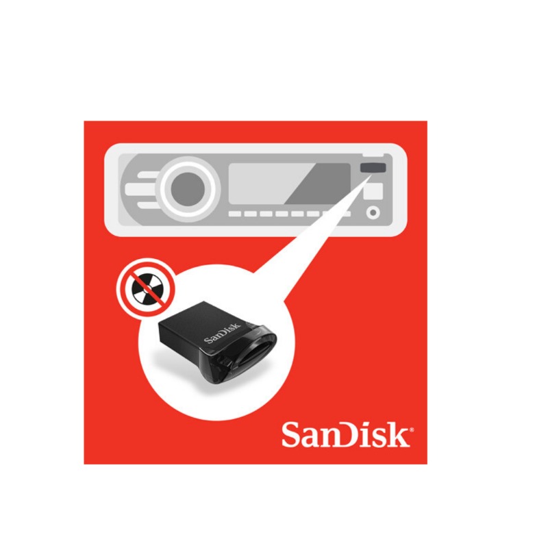 SanDisk 64GB Ultra Fit USB 3.1 Flash Drive - SDCZ430-064G-G462
