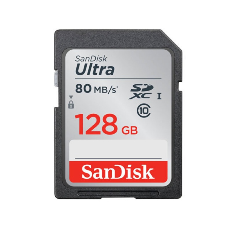 SanDisk 128GB Ultra SDHC Card 80MB/s SDSDUNC-128G-GN6IN2
