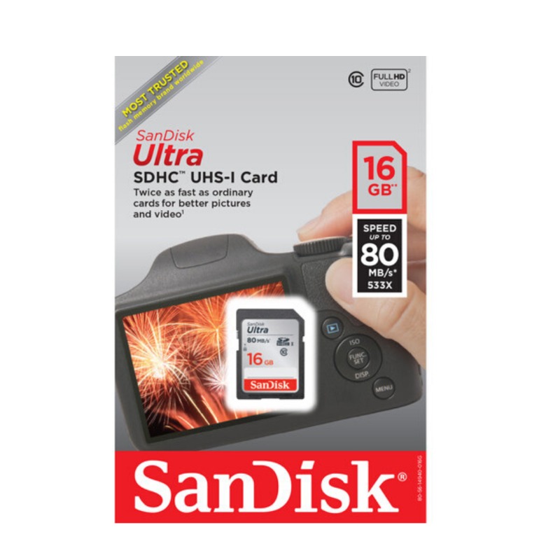 SanDisk 16GB Ultra UHS-I SDHC Memory Card  (SDSDUNB-016G-GN3IN)3