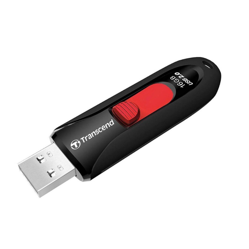 Transcend 16GB JetFlash 590 USB 2.0 Capless Flash Drive, Black2
