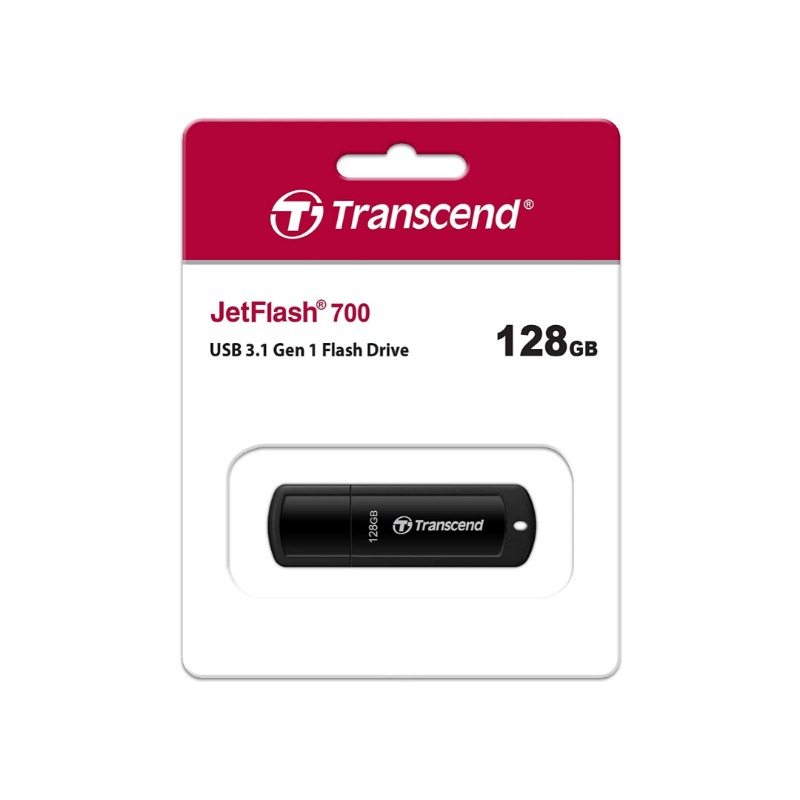 Transcend JetFlash® 700 USB stick 128 GB Black TS128GJF700 USB 3.00