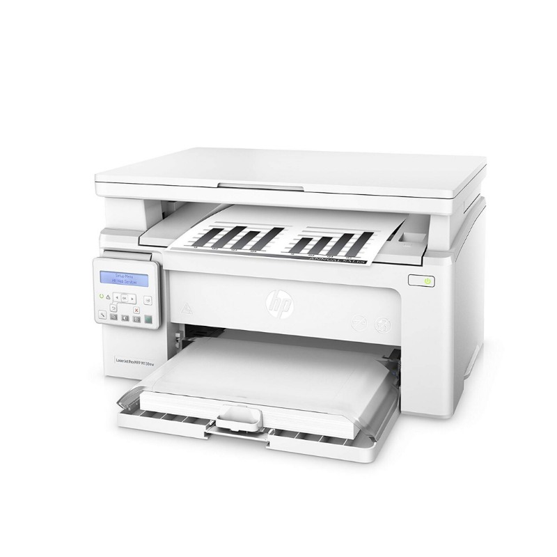 HP LaserJet Pro MFP M130nw Black & White Wireless Print-Scan-Copy Wireless Laser Printer White0