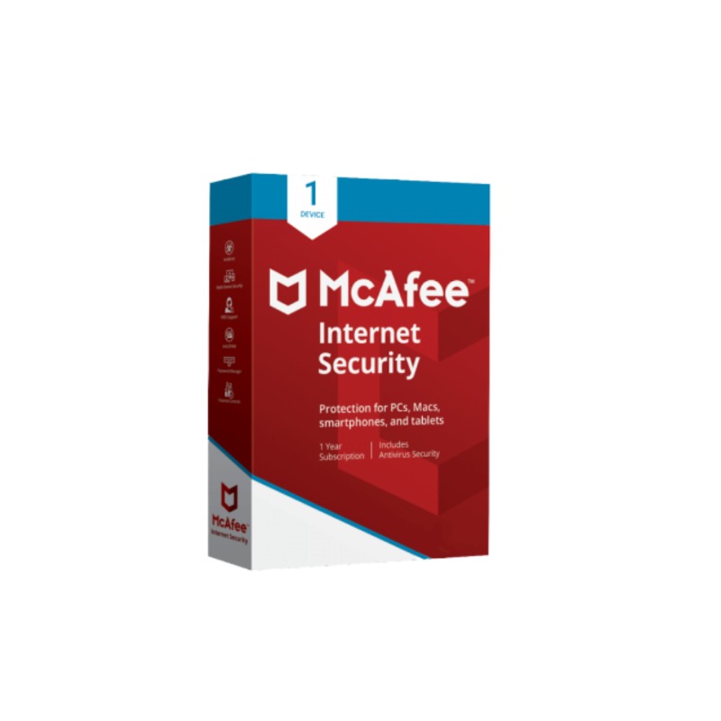 MCAFEE INTERNET SECURITY 1 USER 1 YEAR0