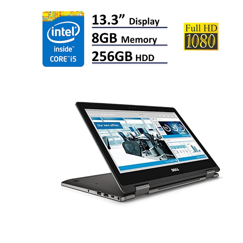 Dell Latitude 3379 Touchscreen FHD 2-in-1 Laptop - 6th gen Intel Core i5-6200U, 8GB RAM, 256GB SSD, Win 10 Pro4