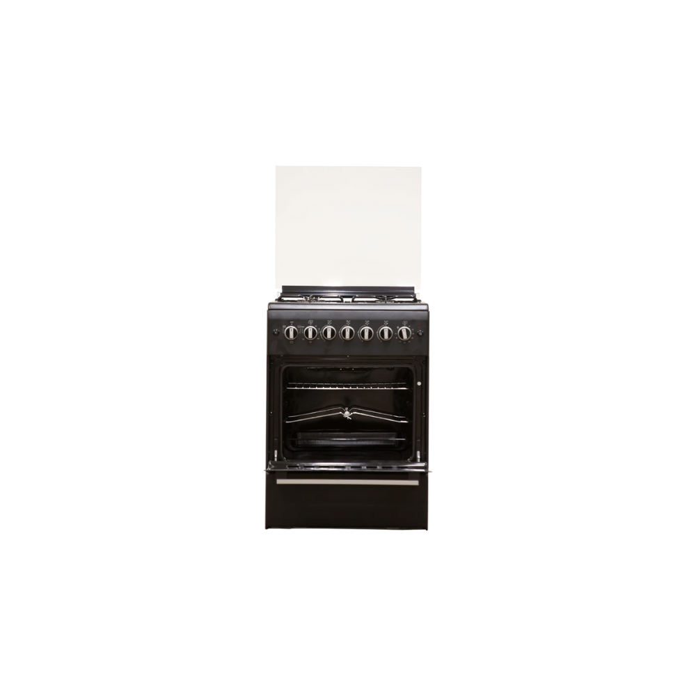 VON VAC6FE40UK 4 Gas Burner Cooker + Electric Oven – Black0