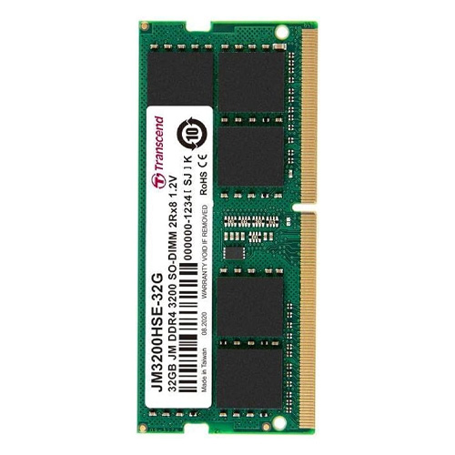 Transcend Laptop RAM DDR4 32GB 3200- JM3200HSE-32G2