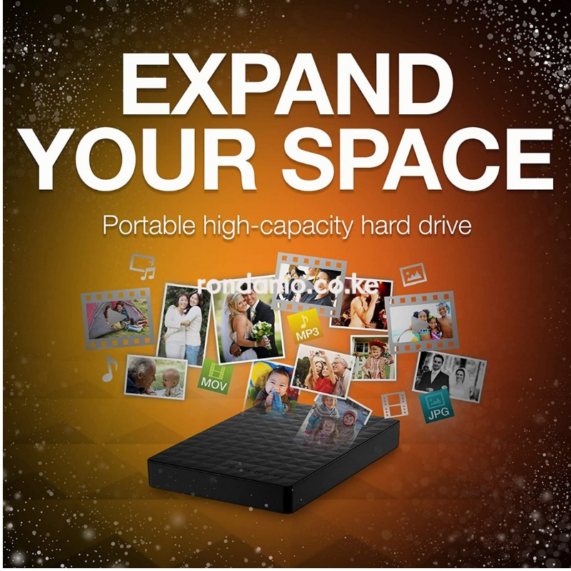 Seagate - Expansion 2TB External USB 3.0 Portable Hard Drive2