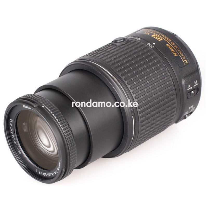 Nikon AF-S DX NIKKOR 55-200mm f/4-5.6G ED VR II Lens Black0