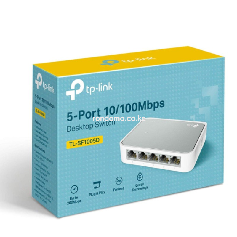 TP-Link TL-SF1005D 5-Port 10/100Mbps Desktop Switch4
