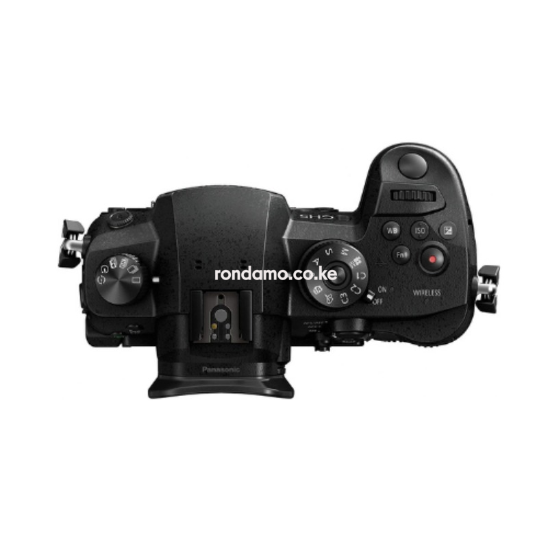 Panasonic LUMIX GH5 4K Mirrorless ILC Camera Body with 20.3 Megapixels, 4K 60p & 4:2:2 10-bit Internal, Dual Image Stabilization 2, & WiFi + Bluetooth - DC-GH5KBODY0