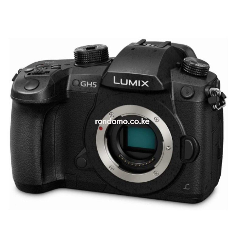 Panasonic LUMIX GH5 4K Mirrorless ILC Camera Body with 20.3 Megapixels, 4K 60p & 4:2:2 10-bit Internal, Dual Image Stabilization 2, & WiFi + Bluetooth - DC-GH5KBODY4