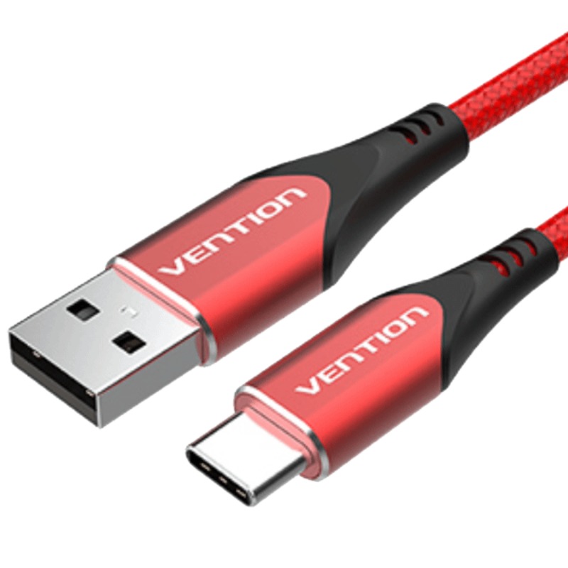 Vention USB-C to USB 2.0-A Cable 1M Red – VEN-CODRF2